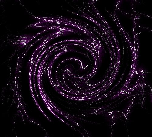 Coral Paintshop wormhole 1 - I like using the special effects coral paintshop has. I made this 'wormhole' by making lighting and bending it using the 'whirl' option.