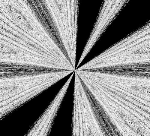 Warping through space - Another one made with photoshop. I put the center in the middle of the picture and pulled everything towards it. It came out good... sort of...