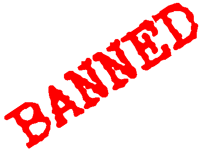 Banned - it's just a big stamp or a post saying BAnned.. It just deals with the response I post about users being banned and re making accounts over and over again. maybe even once but If thats okay and if people should be given a Second Chance. Well yeah what do you think of the picture.. =]