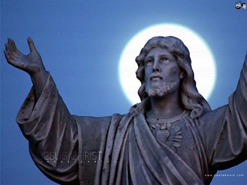 Jesus christ - The god who created us....
