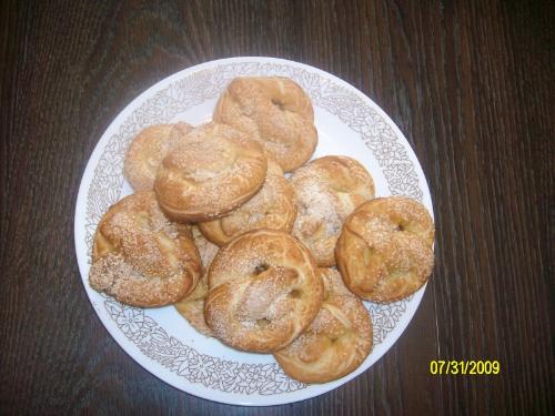 homemade pretzels - Home made pretzels my son and I made.