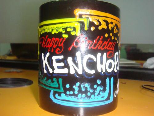 My Mug - this is the mug i used at work. With my nickname written on it. This was a gift from a friend of mine last year.