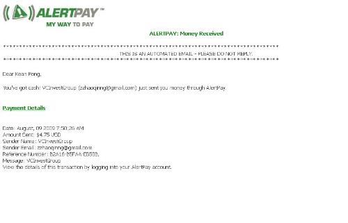 VCInvestGroup Payment - Payment Proof by VCInvestGroup, HYIP.