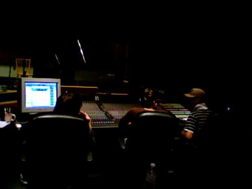 In The Studio! - Me and some friends in the studio in downtown Toronto.