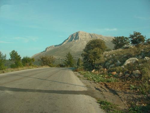 The local road heading down to the Mani, Greece - The local road heading down to the Mani Greece