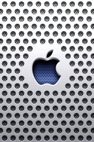 iPhone Background - iPhone Background, with apple in the center.