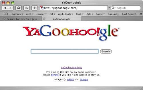 yahoogoogle - both mixed mail google and yahoo....