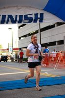 Finish line - First race, it was a 2 mile run