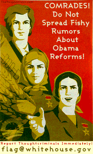 Your Duty To Obama - If anyone dares to say anything negitive towards Obama, report them