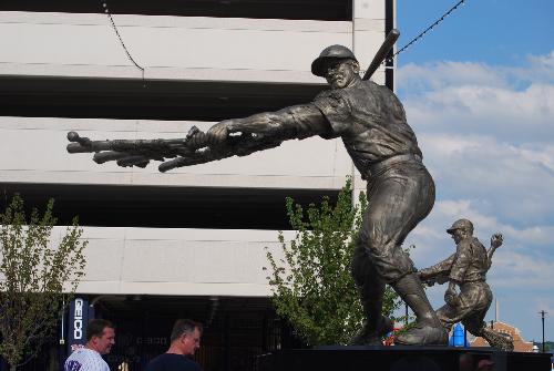 Frank Howard Statue - Statue of Frank Howard in Centerfield Pavilion part of Nationals Park, July 2009