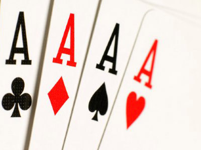 Four Aces  - This would be a great hand to have in poker :)