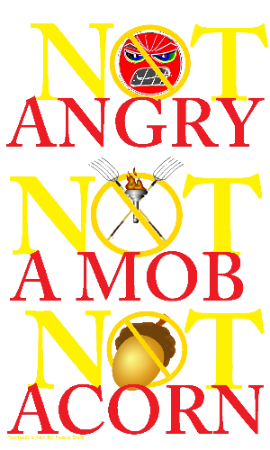 Not Angry, Not a Mob, Not ACORN! - A message to Obama, Pelosi, Reid and anyone else who thinks there is something wrong with Americans speaking out against them or any of their policies!