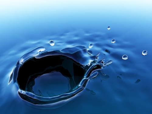Water drop - Drop of water picture....