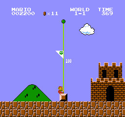 super mario bros 1-1, fastest time - Fastest time you can possibly finish with :)