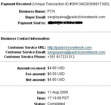 Payment from bux.gs - This is the screen shot of the third payment which i received from bux.gs.