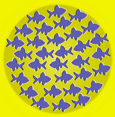 optical illusion - optical illusion. It isn't animated picture.