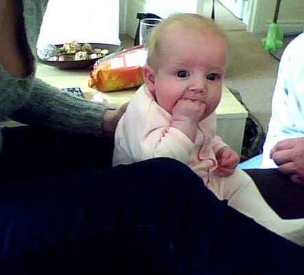 my daughter - a picture of my daughter when she was about 4 months old