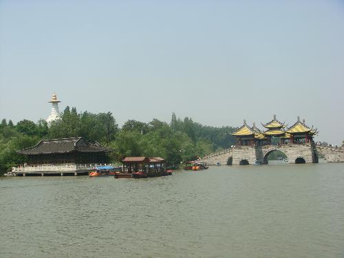 Bridge - I was went ShouXi lake this spring, there is one bridge, very beautiful.