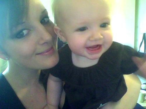 me and my daughter - a picture of me and my daughter together, taken yesterday