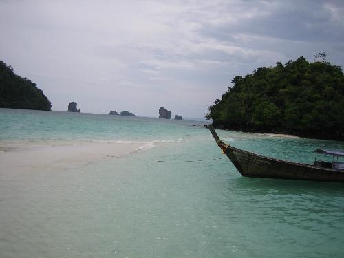 An Island in Krabi - Island hoping in Krabi. Pharanang Beach.