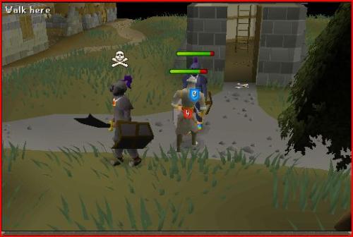 RS guard - Killing a guard (lvl 21) on RS