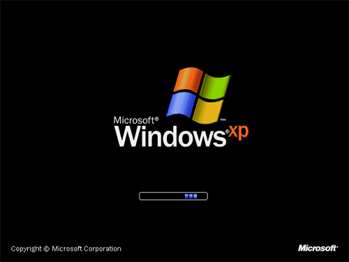 boot XP - WinXP boot screen