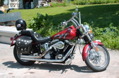 Motorcycle - This is our motorcycle. It is a 2001 Indian Indian