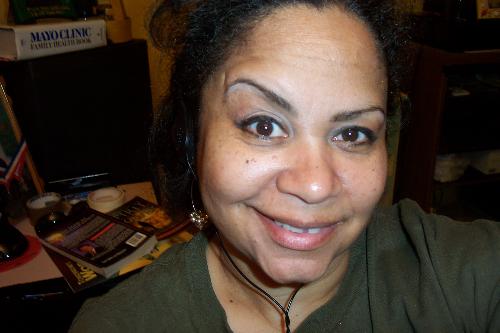 Tired Lady - This is how I look when I'm tired and plum tuckered out.