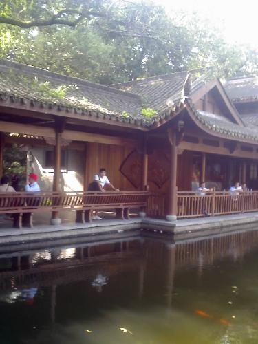west lake - It is really a beautiful place, isn't it? This picture is taken in an sunny afternoon, when I am in Hangzhou city of China with my family.