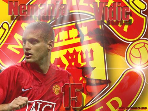 manchester united season 2009/2010 , manchester un - manchester united season 2009/2010 , manchester united squads, nemanja vidic