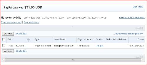 IMRC Payment - imrc