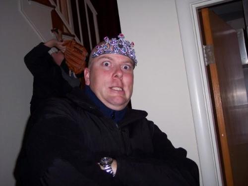 Patrick the Starfish - My buddy whereing his well deserved crown!