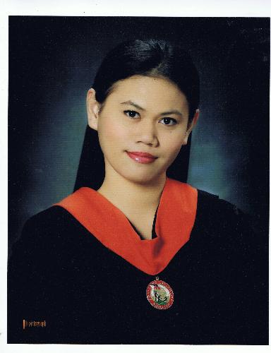 grad pic - in my toga outfit