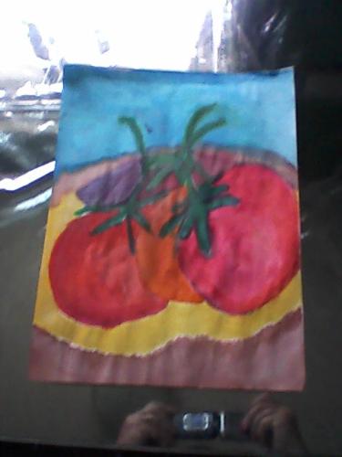 tomatoes - A water color painting