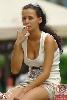 girl smoking - pic of a girl enjoying her cigarette she looks cool there but shes doing a bad habit