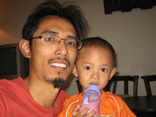 me & myson - at krabi island bangkok