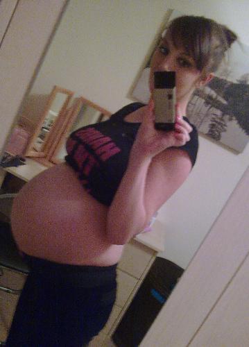 Me Pregnant - This is me when i was 39 weeks and 5 days pregnant, took the evening before my daughter was born