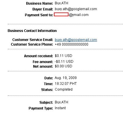 buxy ath - paid me
