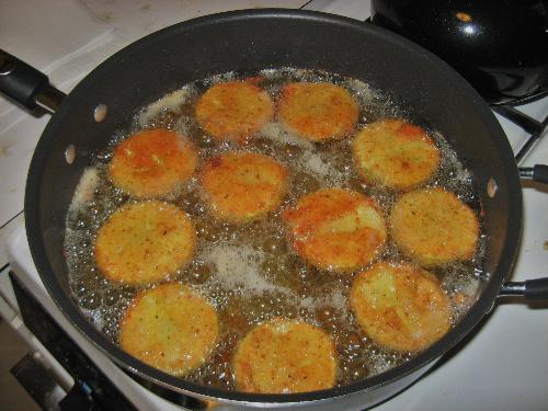 Deep fried zuchinni - My fave way to eat my zuchinni.