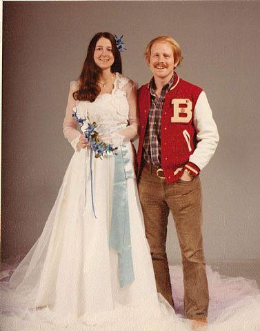 Dawn and Ron - Modeling picture in which Ron Howard agreed to come in and have his picture taken with us