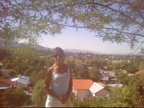 vacations in february - This is me and the small village,Carlos Paz where we rested