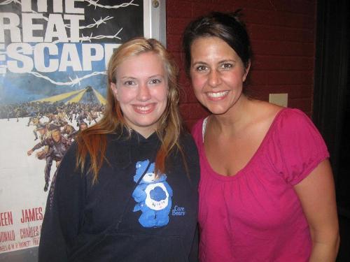 Me and my best friend - This is from after our production of 'Marcus is Walking.' To the left is me, to the right is one of my best friends! We are standing in the lobby of the theatre of the Northwest Bible Church, where the play was held.