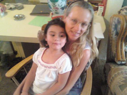 Me and my girl - This is me and my granddaughter, who lives with me part-time.