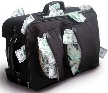 suitcase money - suitcase full of money