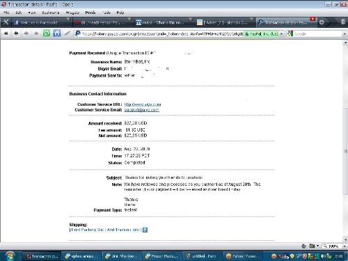 Likaholix Payment - My first payment from Likaholix.