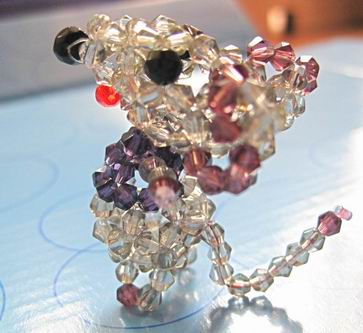 My Composing -Bead - Recently I am fascinated by the Beads, all kind of Beads, it books so cute, so nice. This one is made by me. Do you like that?