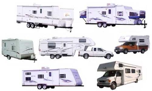 Various RVs - The different types of RV available.