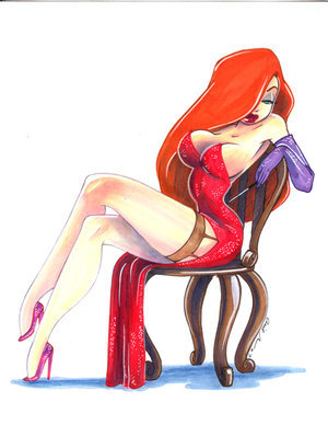 jessica rabbit - This is just a pic for my profile picture, I have my normal phots on the likes of facebook etc, but i only joined this site yesterday so in the meantime i will be sticking with my jessica rabbit till i know its safe to do otherwise!!