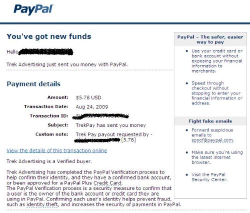 Payment Proof - Here is my payment proof of my first payment from my legit Paid to Click site.