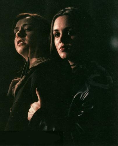 Faith and Willow - In the episode Choices, from season 3, Faith captures Willow.